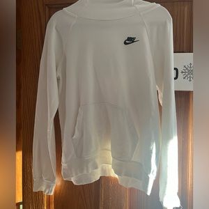 Plain White Nike Hoodie